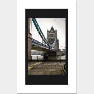 Low angle view of the Tower bridge Posters and Art